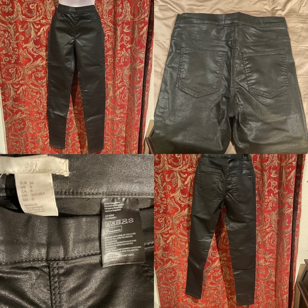 Black Liquid Jeggings